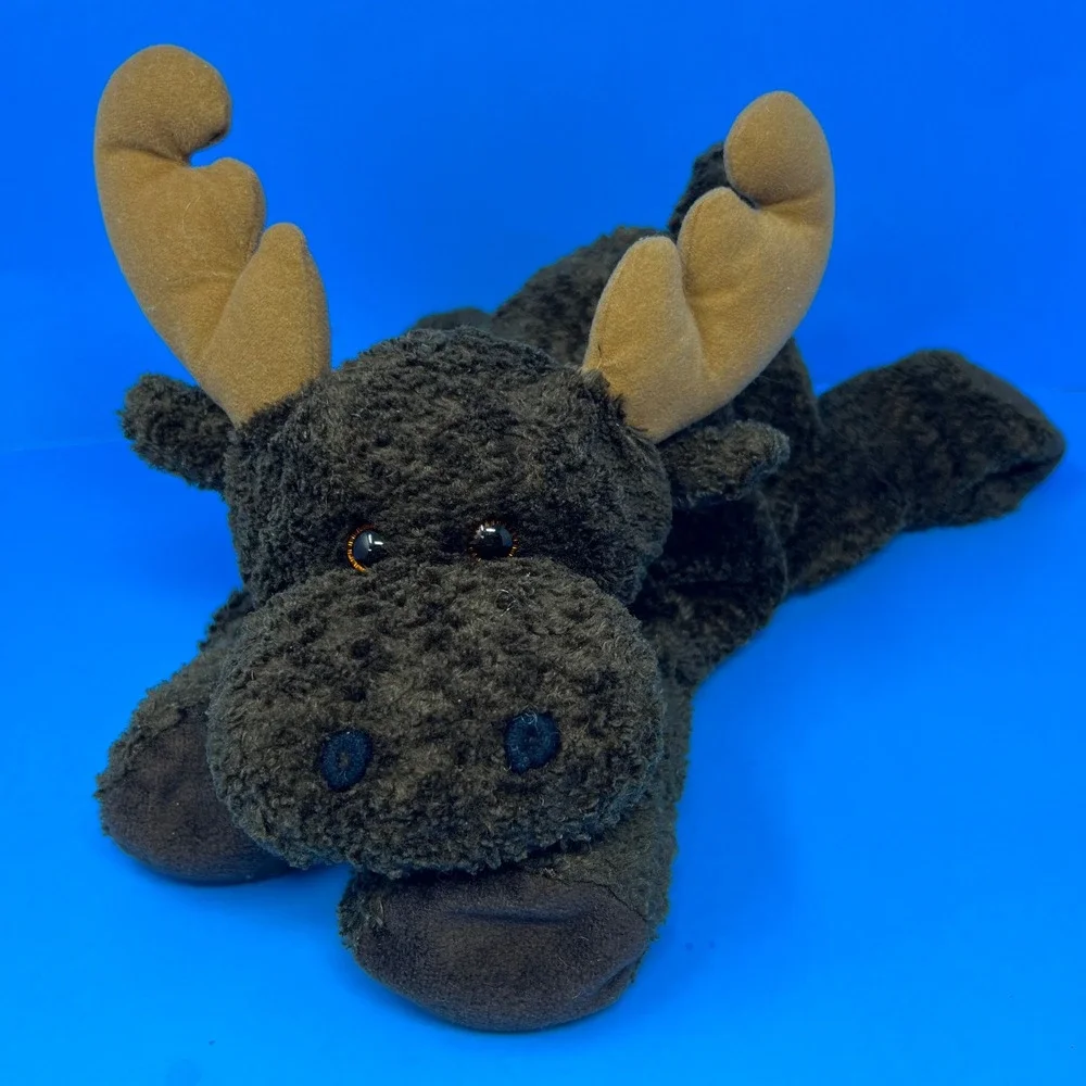 Douglas Max the Floppy Moose Plush 12 Inch Brown Woodlawn Collection Bean Bag